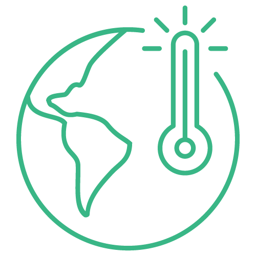 Greenhouse-effect-on-planet-icon